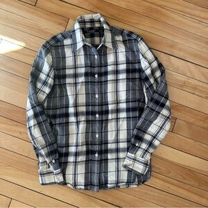 Ralph Lauren black and Cream Checkered Shirt
